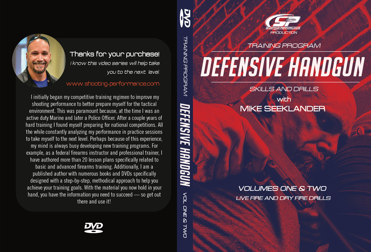 USB - Defensive Handgun Training Program Skills and Drills Volume 1 and 2